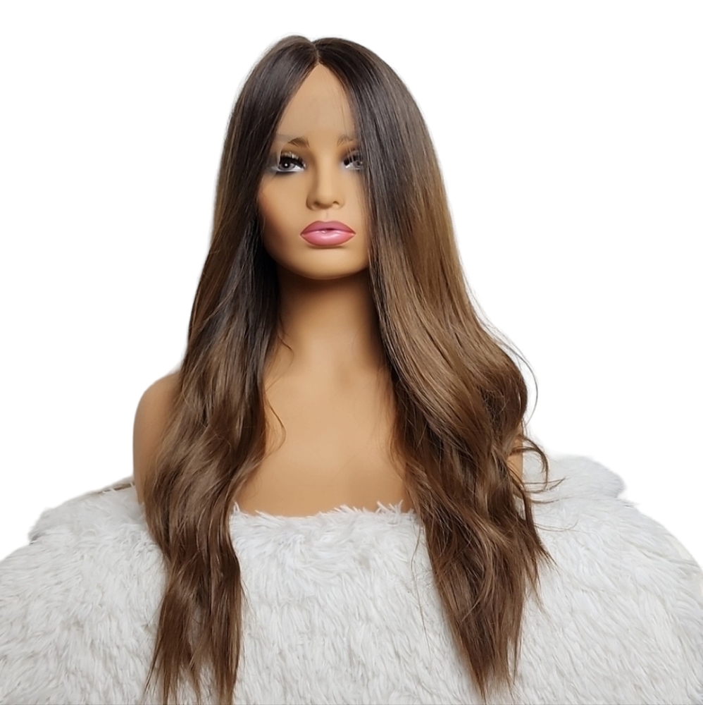 Lace Front Synthetic Chocolate Brown Wig